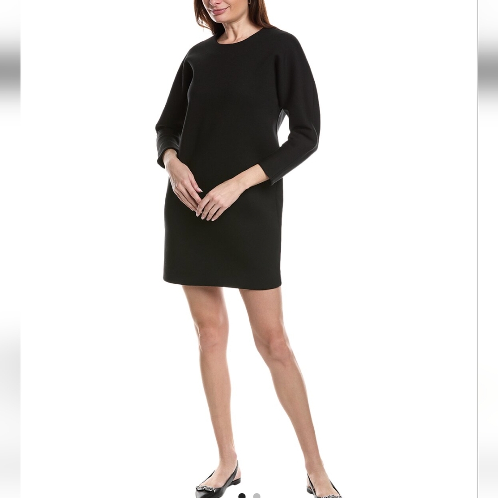 Everlane Thick Scuba Knit Sweater Tunic Dress - Black - Size XS